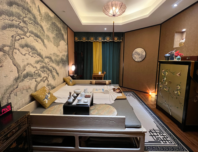 西安足疗减压会所环境展示（二）一种真挚的艺术生活态度